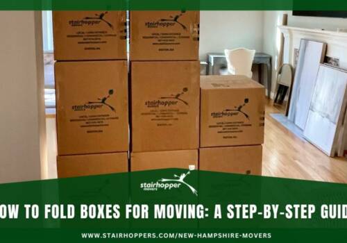 how to fold boxes for moving