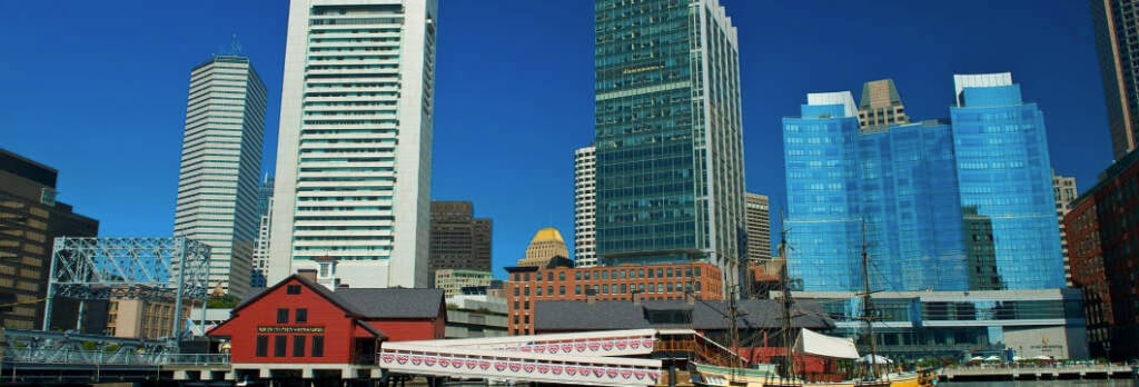 A view of Boston’s Seaport District 
