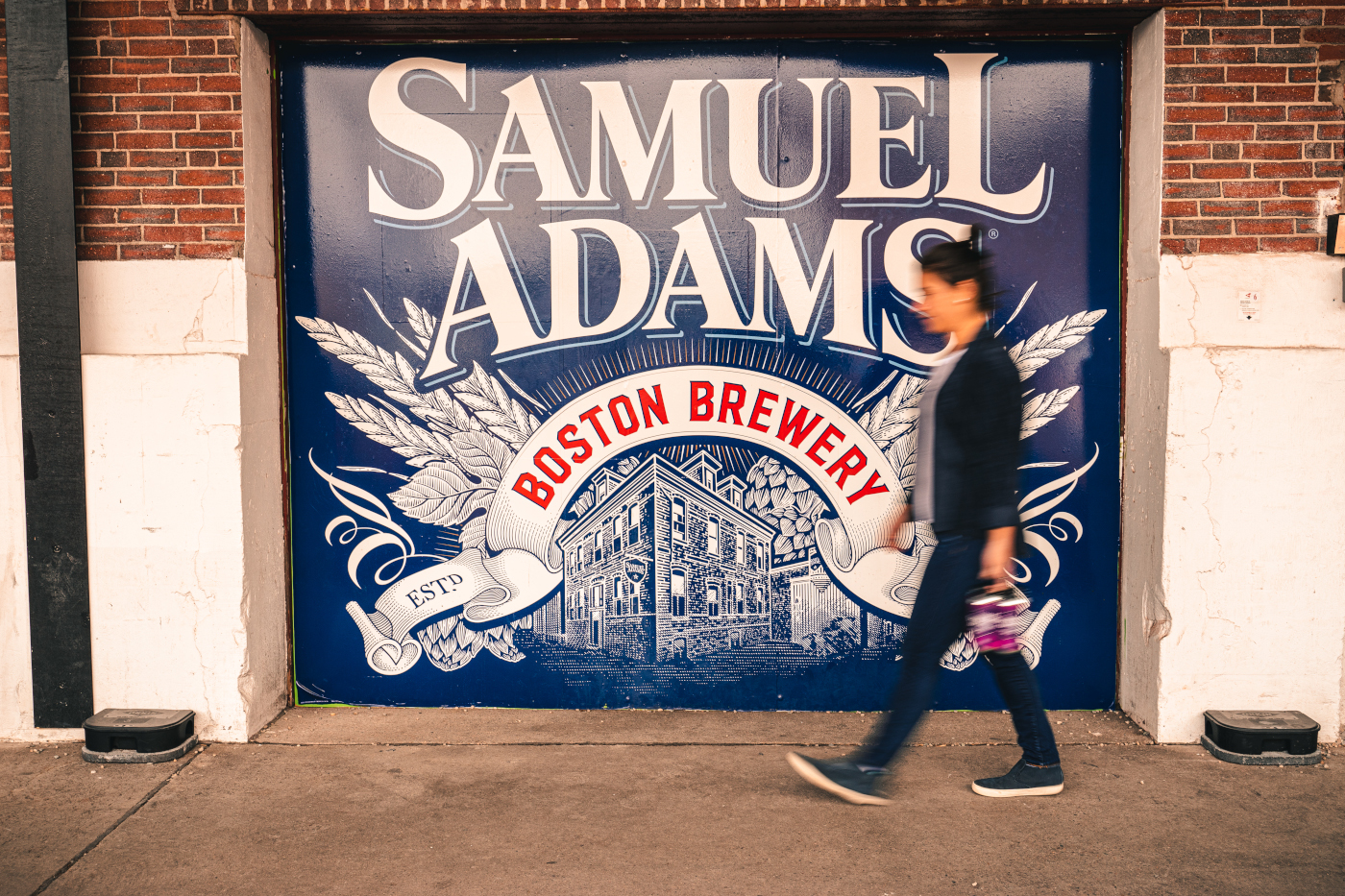 Samuel Adams Boston Brewery Mural 